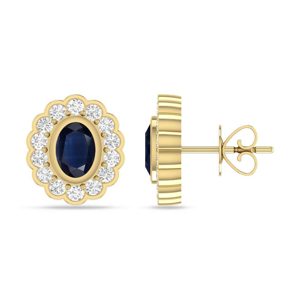 Yellow Gold - Sapphire